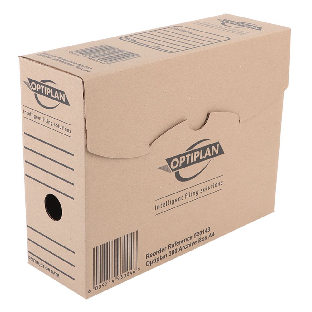 OPTIPLAN 391 ARCHIVE RECORD HOLDER WHITE(P10) | Lippy's Stationary