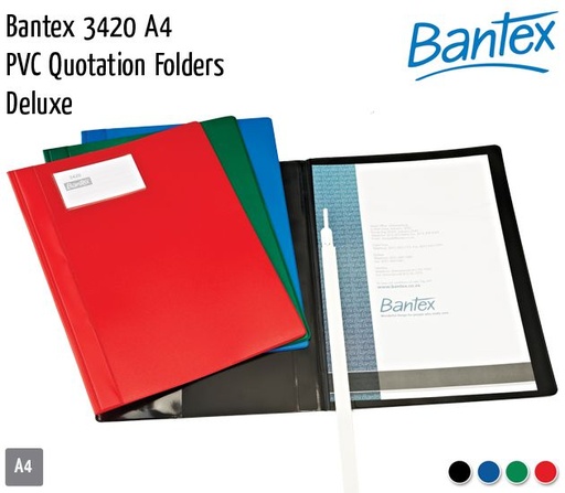 [FOLBANT3420BLU] BANTEX QUOTATION FOLDER 3420 BLUE