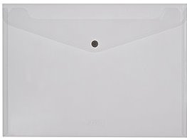 [FOLCARRSTRIPCLR] CARRY FOLDER CLEAR WITH FILING STRIP 