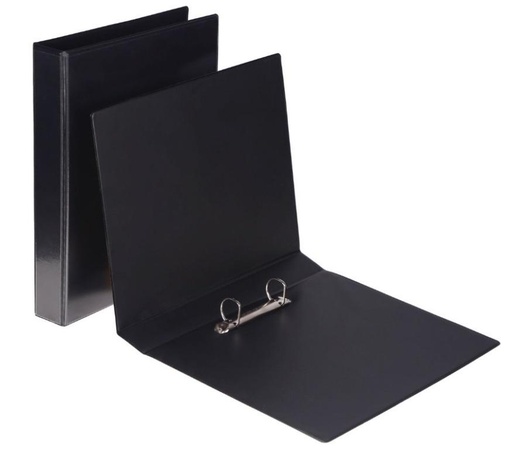 [BINTREE2R40BLK] TREELINE PVC A4 2 RING 40MM BINDER BLACK