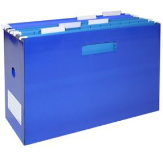 [FILBANT3465BOXB] BANTEX 3465 PORATBLE SUS FILE BOX BLUE