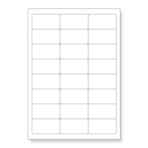 [LABLAS64X33W] LABELS LASER 64X34 24UP WHITE