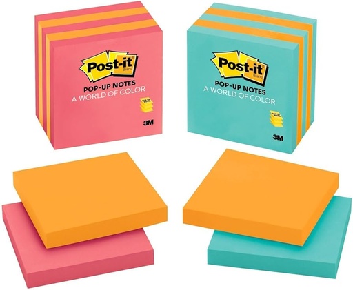 [POS3M3301ULTRA] 3M R3301 POST IT POP UP NOTES ULTRA COLS