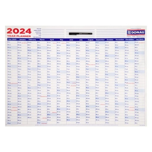[DIAYEARPLANDONAU] DONAU WALL YEAR PLANNER