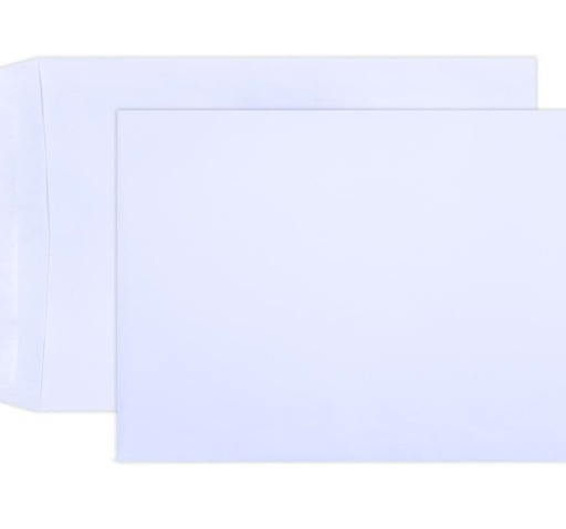 [ENVC4WGUM] C4 324X229 WHITE PLAIN GUMMED ENVELOPE