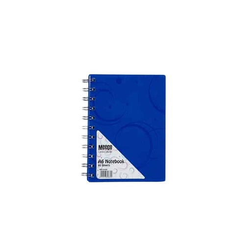 [BKNOTEBKPVCA5BLU] NOTE BOOK A5 80PG CREATIVE BLUE