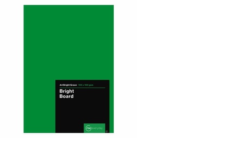 [BRD160GA4BGRN100] PROJECT BRD A4 160G BRIGHT GREEN (100)