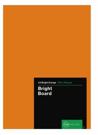 [BRD160GA4BORG100] PROJECT BRD A4 160G BRIGHT ORANGE (100)