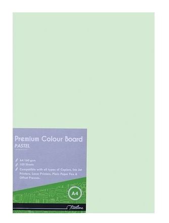 [BRD160GA4PGRN100] PROJECT BRD A4 160G PASTEL GREEN (100)