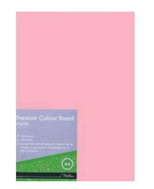 [BRD160GA4PPINK100] PROJECT BRD A4 160G PASTEL PINK (100)