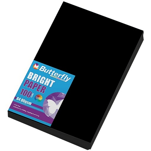 [PAPBRIGHTA480GB] RBE PAPER BRIGHT A4 80G BLACK 