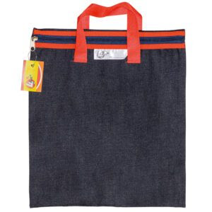 [BOOKBAGDENIM] LIBRARY BOOK BAG DENIM