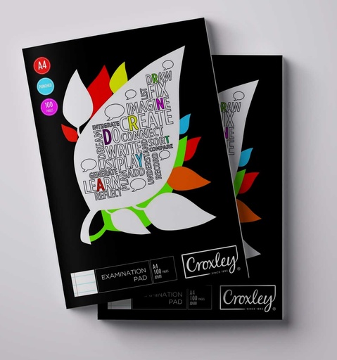 [PADEXAMCROX100] CROXLEY EXAM PAD 100S PUNCHED