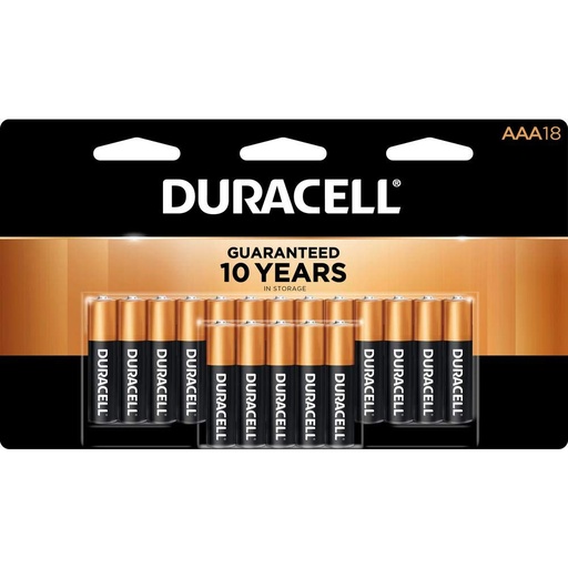[BATDURAAAA20] DURACELL AAA BATTERY BOX OF 18
