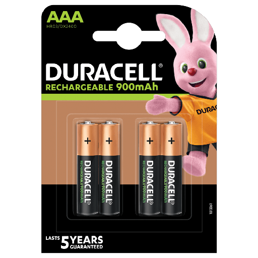 [BATDURAAARECHAR] RECHARGABLE DURACELL AAA  BATTERY