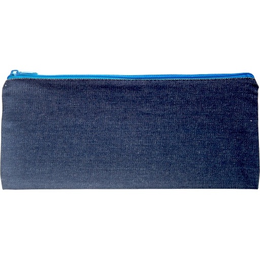 [BAGPNCDENIM33] DENIM PENCIL BAG 33CM