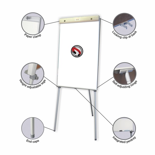 [FLIPCHARTMAG] PARROT BD9132 FLIPCHART MAGNETIC 1000X640MM