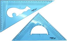 [MATDATEC24SQ45] DATEC SET SQUARE 24CM 45 DEGREES
