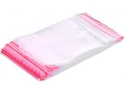 [BAGZIPLOCK120X180] BAGS ZIPLOCK 120X180MM PLASTIC PKT 1000