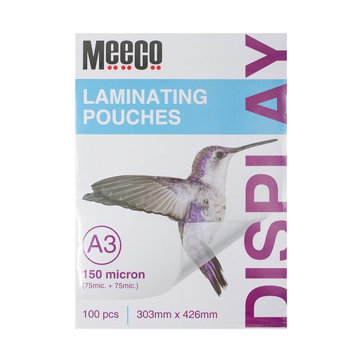[LAMMEECO150A3] MEECO Lamination POUCH A3 150MIC 