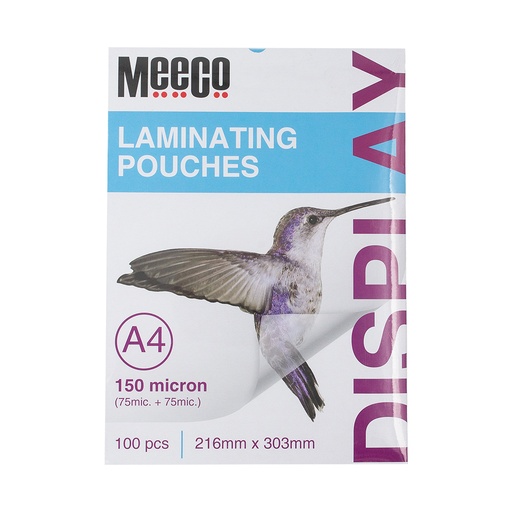 [LAMMEECO150A4] MEECO Lamination POUCH A4 150MIC 