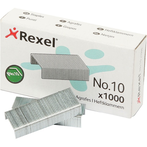 [STPREX10] REXEL NO10 STAPLES (1000)