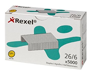 [STPREX565000] REXEL 56 26/6 STAPLES (5000)