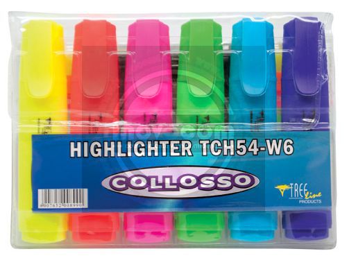 [HLCOLWAL6] COLLOSSO HIGHLIGHTER WALLET OF 6