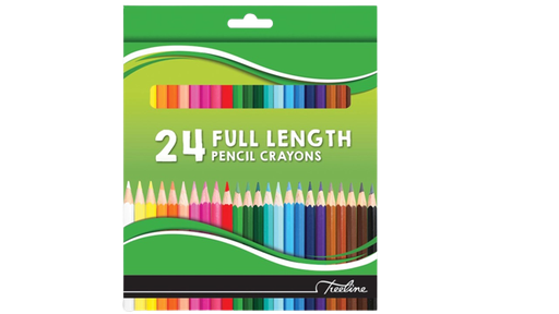 [CRATLPENCI24L] TREELINE/KORES PENCIL CRAYONS 24S LONG