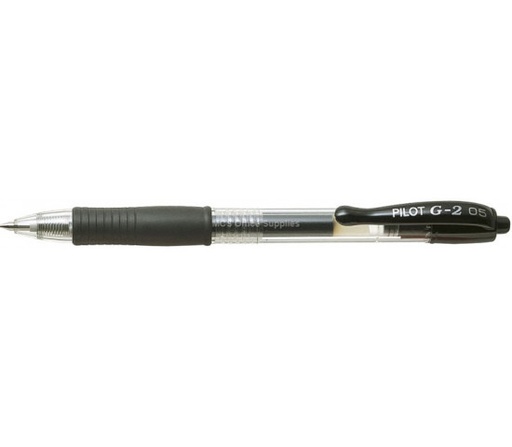 [PENPILBLG25BLK] PILOT BL-G2-5 GEL PEN BLACK