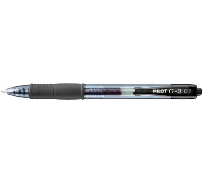 [PENPILBLG2BLBLK] PILOT BL-G2-7 GEL PEN BLUE BLACK