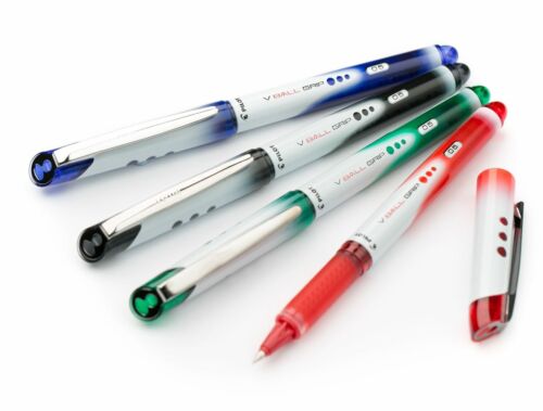 [PENPILBLNVBG5] PILOT BLN-VBG5 V-BALL GRIP BLACK PEN