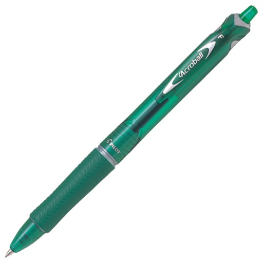 [PENPILBPABMGRN] PILOT ACROBALL PEN BAB-15M GREEN
