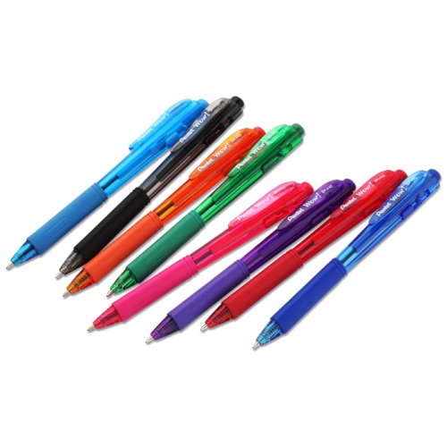 [PENPNTBK440RED] PENTEL BK440 TRIANGLE B/PEN RED