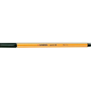 [PENSTAB88/46BLK] STABILO 88-46 FINELINER 0.4MM BLACK