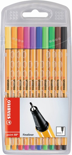 [PENSTAB88W10] STABILO 88 PEN WALLET OF 10