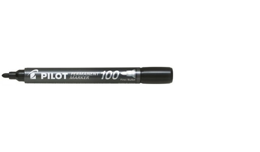 [MARPILSCA100BLK] PILOT SCA-100 PERM MARKER BULLET BLACK 