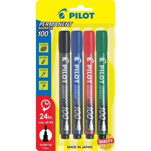 [MARPILSCA100WAL4] PILOT SCA-100 PERM MARKER BULLET WAL 4