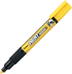 [MARPNTMMP20YEL] PENTEL PAINT MARKER  MEDIUM MMP20 YELLOW